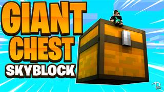 Thumbnail of the Minecraft Bedrock Marketplace product Coffre géant Skyblock created by Pickaxe Studios.