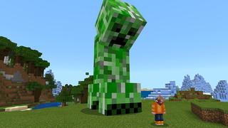 Screenshot of the Minecraft Bedrock Marketplace product GIANT MOBS created by Pickaxe Studios.