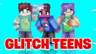 Thumbnail of the Minecraft Bedrock Marketplace product GLITCH TEENS created by Pickaxe Studios.