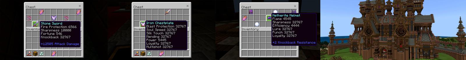 Panorama of the Minecraft Bedrock Marketplace product God Mode Base created by Pickaxe Studios.