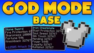 Thumbnail of the Minecraft Bedrock Marketplace product God Mode Basis created by Pickaxe Studios.