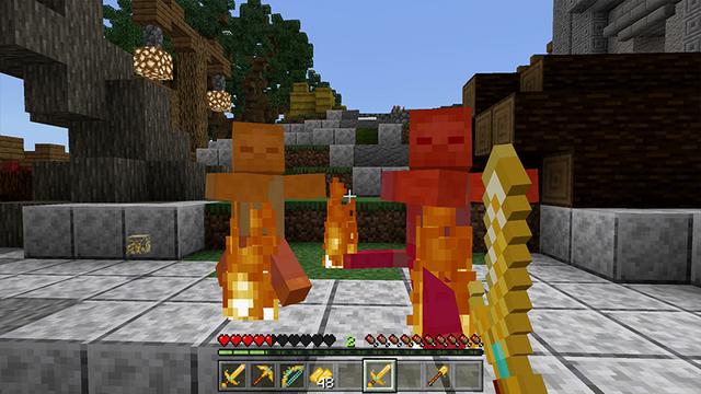 Screenshot of the Minecraft Bedrock Marketplace product GOD ORE created by Pickaxe Studios.