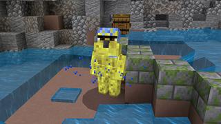 Screenshot of the Minecraft Bedrock Marketplace product GOLEMS+ created by Pickaxe Studios.