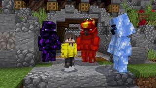 Screenshot of the Minecraft Bedrock Marketplace product GOLEMS+ created by Pickaxe Studios.
