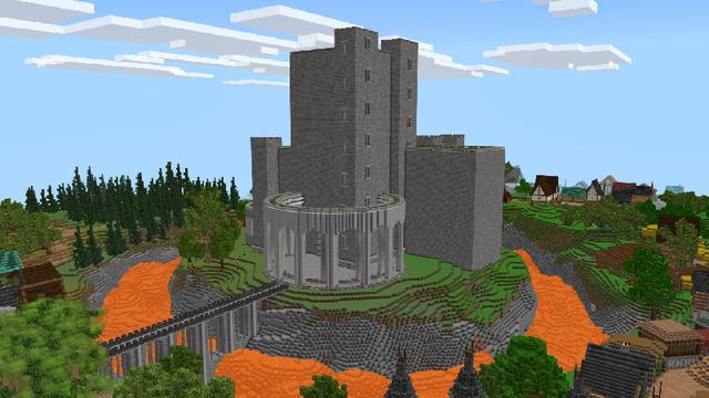 Screenshot of the Minecraft Bedrock Marketplace product GOTHIC CASTLE created by Pickaxe Studios.