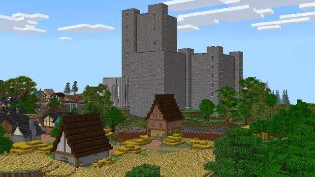 Screenshot of the Minecraft Bedrock Marketplace product GOTHIC CASTLE created by Pickaxe Studios.