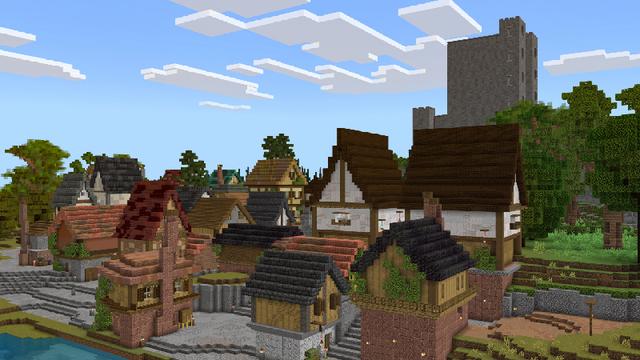 Screenshot of the Minecraft Bedrock Marketplace product GOTHIC CASTLE created by Pickaxe Studios.