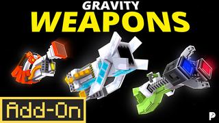 Thumbnail of the Minecraft Bedrock Marketplace product GRAVITY WEAPONS Add-On created by Pickaxe Studios.