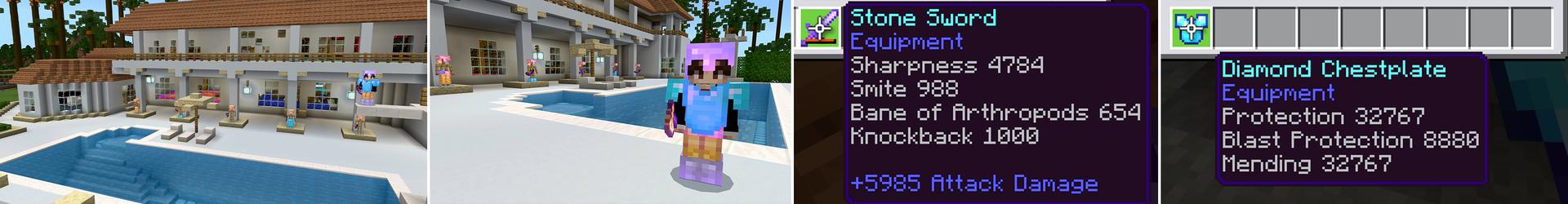 Panorama of the Minecraft Bedrock Marketplace product HACKER BUNKER! created by Pickaxe Studios.