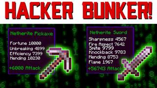 Thumbnail of the Minecraft Bedrock Marketplace product HACKER BUNKER ! created by Pickaxe Studios.