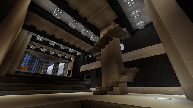 Screenshot of the Minecraft Bedrock Marketplace product Hacker Mansion created by Pickaxe Studios.