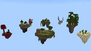 Screenshot of the Minecraft Bedrock Marketplace product Hacker One Block Skyblock created by Pickaxe Studios.