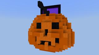 Screenshot of the Minecraft Bedrock Marketplace product Halloween: Pumpkin Skyblock created by Pickaxe Studios.
