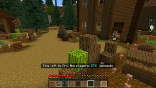 Screenshot of the Minecraft Bedrock Marketplace product HIDE and SEEK created by Pickaxe Studios.