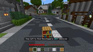 Screenshot of the Minecraft Bedrock Marketplace product HIDE and SEEK created by Pickaxe Studios.