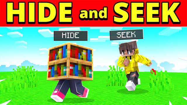 Thumbnail of the Minecraft Bedrock Marketplace product HIDE and SEEK created by Pickaxe Studios.