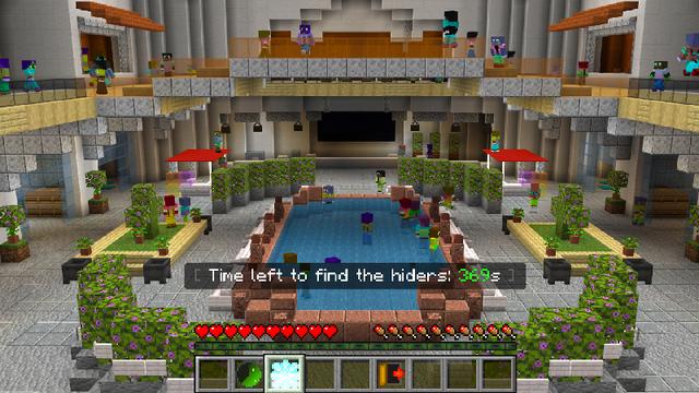 Screenshot of the Minecraft Bedrock Marketplace product HIDE! created by Pickaxe Studios.