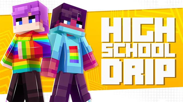 Thumbnail of the Minecraft Bedrock Marketplace product High School Drip created by Pickaxe Studios.