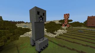 Screenshot of the Minecraft Bedrock Marketplace product How to LIVE INSIDE A CREEPER! created by Pickaxe Studios.