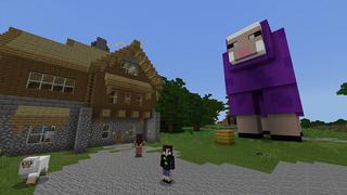 Screenshot of the Minecraft Bedrock Marketplace product How to LIVE INSIDE A SHEEP! created by Pickaxe Studios.