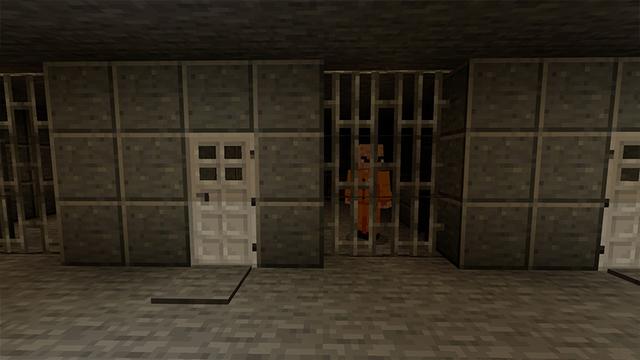 Screenshot of the Minecraft Bedrock Marketplace product Jail Break World Roleplay created by Pickaxe Studios.