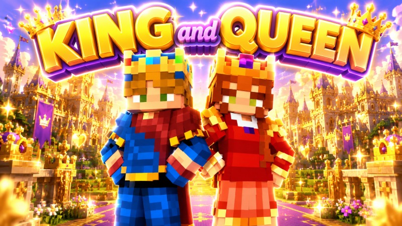 Thumbnail of the Minecraft Bedrock Marketplace product King and Queen created by Pickaxe Studios.
