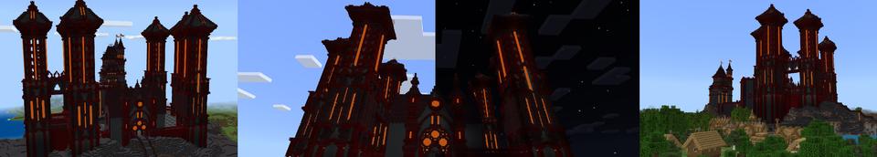 Panorama of the Minecraft Bedrock Marketplace product LAVA created by Pickaxe Studios.