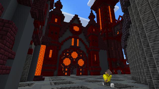 Screenshot of the Minecraft Bedrock Marketplace product LAVA created by Pickaxe Studios.