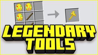 Thumbnail of the Minecraft Bedrock Marketplace product LEGENDARY TOOLS! created by Pickaxe Studios.