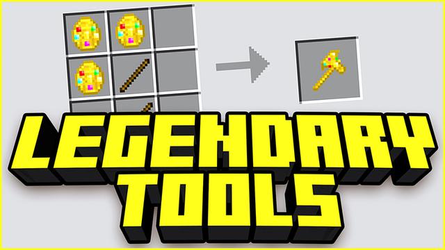 Thumbnail of the Minecraft Bedrock Marketplace product ¡HERRAMIENTAS LEGENDARIAS! created by Pickaxe Studios.