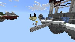 Screenshot of the Minecraft Bedrock Marketplace product Legendary Weapons Skyblock created by Pickaxe Studios.
