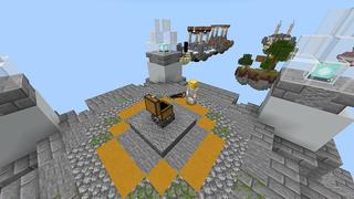 Screenshot of the Minecraft Bedrock Marketplace product Legendary Weapons Skyblock created by Pickaxe Studios.