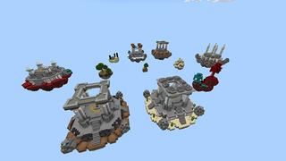 Screenshot of the Minecraft Bedrock Marketplace product Legendary Weapons Skyblock created by Pickaxe Studios.