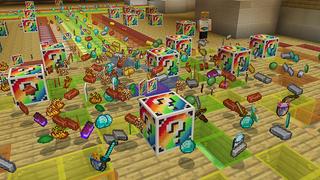 Screenshot of the Minecraft Bedrock Marketplace product LUCKY BLOCK! created by Pickaxe Studios.