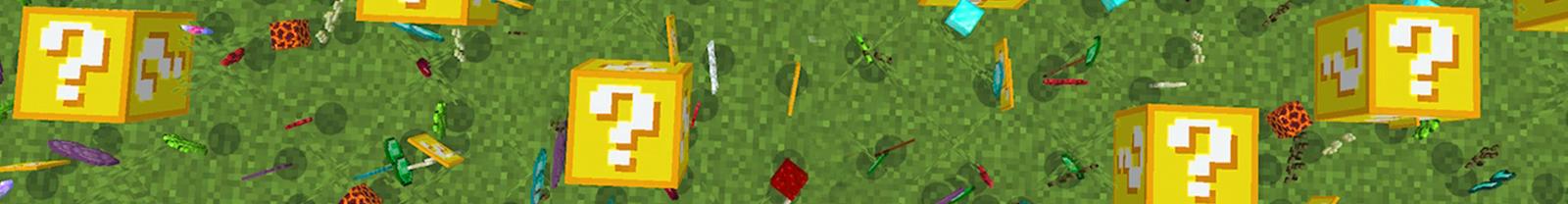 Panorama of the Minecraft Bedrock Marketplace product LUCKY BLOCK created by Pickaxe Studios.