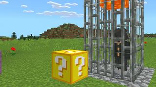 Screenshot of the Minecraft Bedrock Marketplace product LUCKY BLOCK created by Pickaxe Studios.