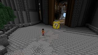 Screenshot of the Minecraft Bedrock Marketplace product Lucky Block: Giant Block created by Pickaxe Studios.