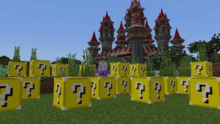 Screenshot of the Minecraft Bedrock Marketplace product LUCKY BLOCK HARDCORE! created by Pickaxe Studios.