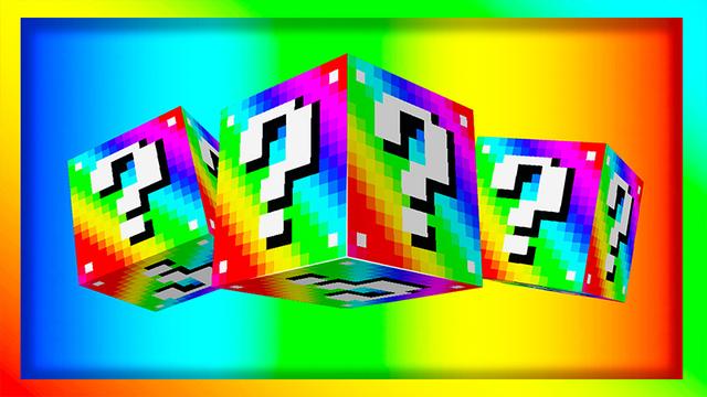 Thumbnail of the Minecraft Bedrock Marketplace product LUCKY BLOCK! RAINBOW created by Pickaxe Studios.