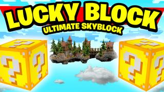 Thumbnail of the Minecraft Bedrock Marketplace product LUCKY BLOCK : ULTIMATE SKYBLOCK created by Pickaxe Studios.