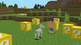 Screenshot of the Minecraft Bedrock Marketplace product LUCKY BLOCK ! created by Pickaxe Studios.