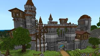 Screenshot of the Minecraft Bedrock Marketplace product LUCKY BLOCKS: SURVIVAL! created by Pickaxe Studios.