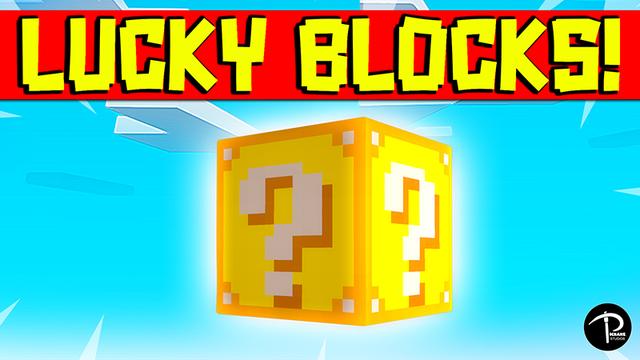Thumbnail of the Minecraft Bedrock Marketplace product LUCKY BLOCKS! created by Pickaxe Studios.