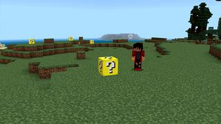 Screenshot of the Minecraft Bedrock Marketplace product LUCKYBLOCKS! created by Pickaxe Studios.