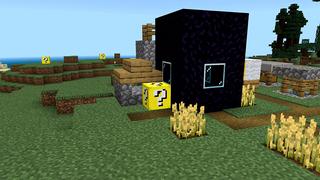 Screenshot of the Minecraft Bedrock Marketplace product LUCKYBLOCKS! created by Pickaxe Studios.