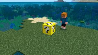 Screenshot of the Minecraft Bedrock Marketplace product LUCKYBLOCKS! created by Pickaxe Studios.