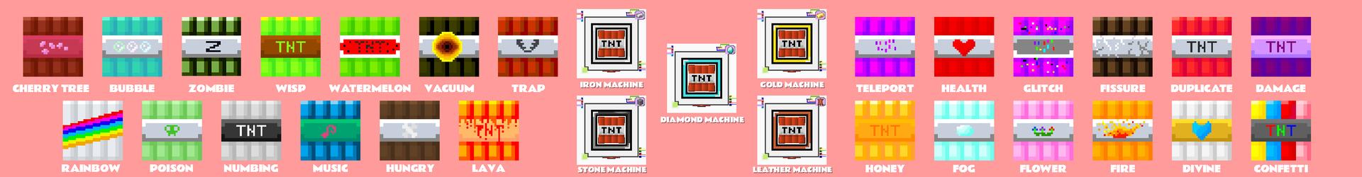 Panorama of the Minecraft Bedrock Marketplace product Machines TNT created by Pickaxe Studios.