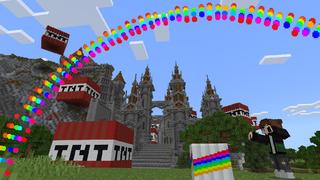 Screenshot of the Minecraft Bedrock Marketplace product Machines TNT created by Pickaxe Studios.