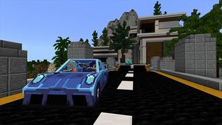 Screenshot of the Minecraft Bedrock Marketplace product Millionaire Mansion created by Pickaxe Studios.