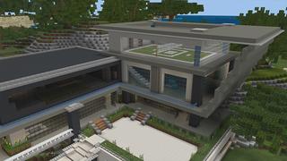 Screenshot of the Minecraft Bedrock Marketplace product Millionaire Mega Mansion created by Pickaxe Studios.
